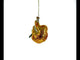 Relaxed Hanging Sloth - Blown Glass Christmas Ornament