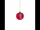 Pomegranate Mini Glass Christmas Ornament