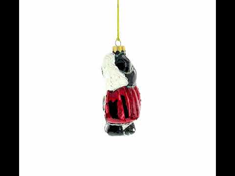 Puss in Boots Glass Christmas Ornament