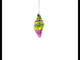 Sea Snail with Colorful Beads Blown Glass Christmas Ornament