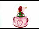 Musical Water Snow Globe with Two Hearts in Love Valentine's Day Figurine