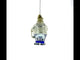 Seafaring Santa with Anchor Blown Glass Christmas Ornament