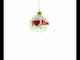 Movie Lover Blown Glass Ball Christmas Ornament 3.25 Inches