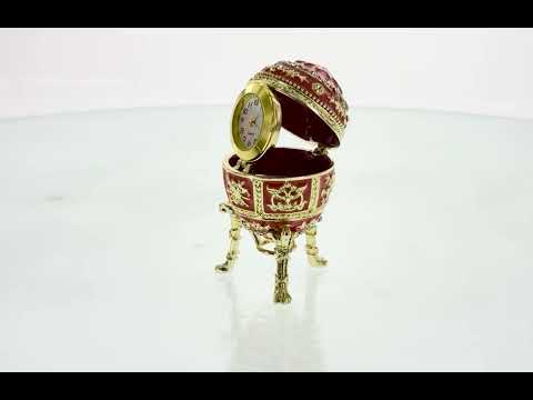 Pink Enamel Royal Inspired Imperial Easter Egg with Surprise