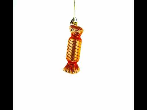 Hard Candy Food Blown Glass Christmas Ornament