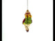 Adventurous Bear Hiker Blown Glass Christmas Ornament