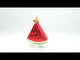 Watermelon Slice Glass Christmas Ornament