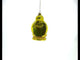 Golden Buddha Blown Glass Christmas Ornament