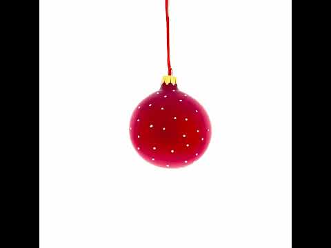 Postal Worker Blown Glass Ball Christmas Ornament 3.25 Inches