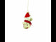 Festive Koala with Present Blown Glass Christmas Ornament