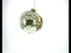 Exquisite Jeweled Flowers Adorning - Blown Glass Ball Christmas Ornament