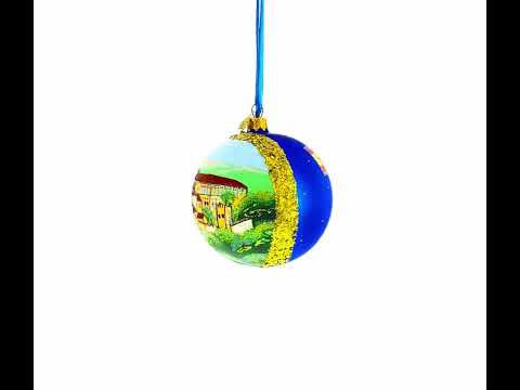 Alhambra, Granada, Spain Glass Ball Christmas Ornament 4 Inches