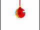 Egyptian Pyramids Glass Ball Christmas Ornament 4 Inches