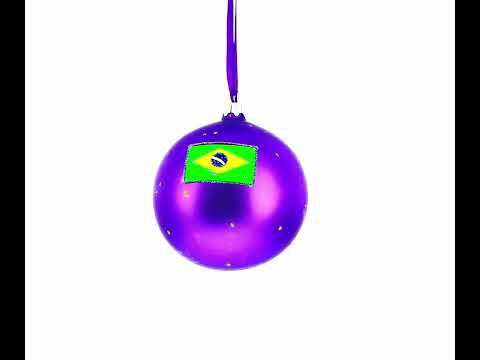 Parque Ibirapuera, Sao Paulo,  Brazil Glass Ball Christmas Ornament 4 Inches