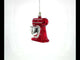 Retro Stand Kitchen Mixer Blown Glass Christmas Ornament