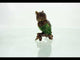 Jeweled Owl on a Tree Branch Figurine 3.4 Inches