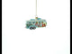 Vintage-Inspired Camper Trailer - Blown Glass Christmas Ornament