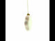 White Paw Blown Glass Christmas Ornament