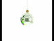 Adorable Panda with Bamboo Blown Glass Christmas Ornament 4 Inches