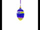 The Rising Cross Egg Glass Ornament 4 Inches