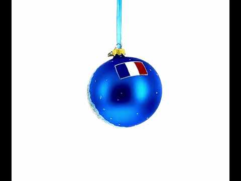 Triumphal Arch, Paris, France Glass Ball Christmas Ornament 4 Inches