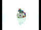 Penguins' Festive Tree Celebration Snow Water Globe