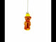 Honey Bear Bottle Blown Glass Christmas Ornament