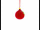 Red Wine Bottle Glass Ball Christmas Ornament 3.25 Inches