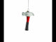 Rugged Hammer Blown Glass Christmas Ornament