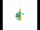 Maldives Resort Glass Ball Christmas Ornament 3.25 Inches