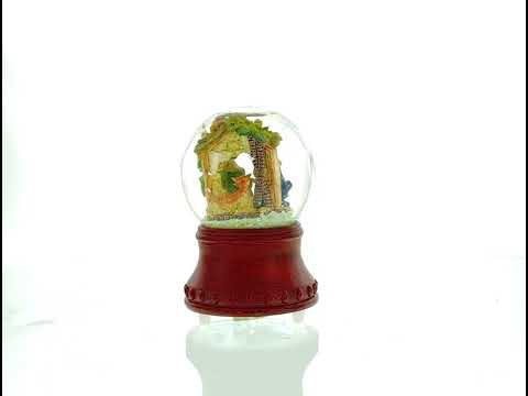 Holy Family and Angels Musical Water Snow Globe