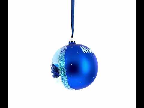 Niseko Ski Resort, Japan Glass Ball Christmas Ornament 4 Inches