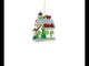 Winter Wonderland Snow-Covered House - Blown Glass Christmas Ornament