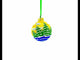 Prostokvashino Animated Tales Glass Ball Christmas Ornament 3.25 Inches