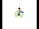 Flag of Estonia Flag Glass Ball Christmas Ornament 3.25 Inches