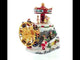 Whirling Ferris Wheel Village: Musical Christmas Figurine with Rotating Motion