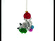 Whimsical Kitten Tangled in Yarn Balls Blown Glass Christmas Ornament