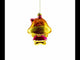 Delightful Gingerbread Girl Blown Glass Christmas Ornament