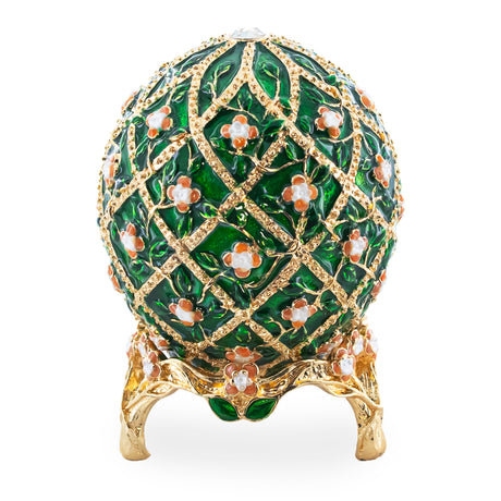 BestPysanky online gift shop sells Faberge replicas Imperial royal collectible Easter egg decorative Russian inspired style jewelry trinket box bejeweled jeweled enameled decoration figurine collection house music box crystal value for sale real