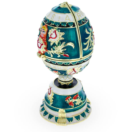 BestPysanky online gift shop sells Faberge replicas Imperial royal collectible Easter egg decorative Russian inspired style jewelry trinket box bejeweled jeweled enameled decoration figurine collection house music box crystal value for sale real