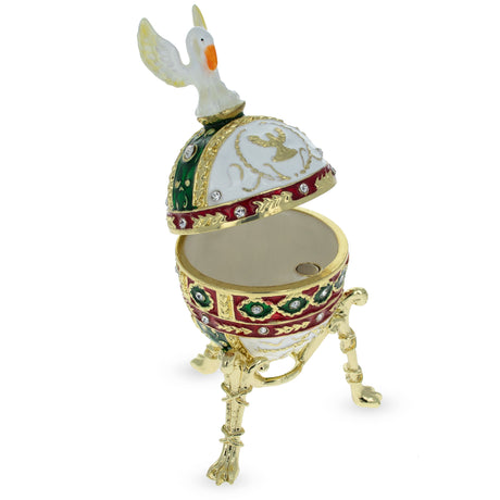 BestPysanky online gift shop sells Faberge replicas Imperial royal collectible Easter egg decorative Russian inspired style jewelry trinket box bejeweled jeweled enameled decoration figurine collection house music box crystal value for sale real