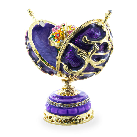 BestPysanky online gift shop sells Faberge replicas Imperial royal collectible Easter egg decorative Russian inspired style jewelry trinket box bejeweled jeweled enameled decoration figurine collection house music box crystal value for sale real