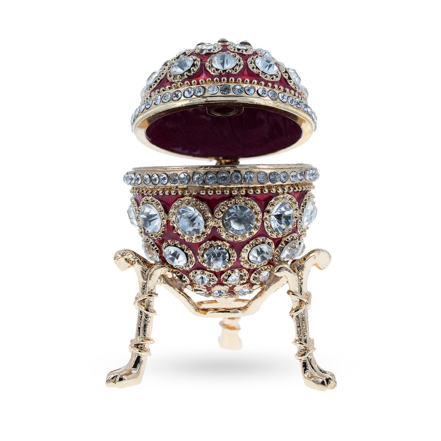 BestPysanky online gift shop sells Faberge replicas Imperial royal collectible Easter egg decorative Russian inspired style jewelry trinket box bejeweled jeweled enameled decoration figurine collection house music box crystal value for sale real