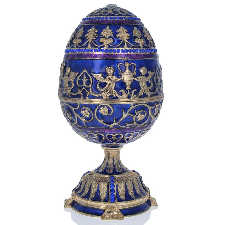 BestPysanky online gift shop sells Faberge replicas Imperial royal collectible Easter egg decorative Russian inspired style jewelry trinket box bejeweled jeweled enameled decoration figurine collection house music box crystal value for sale real