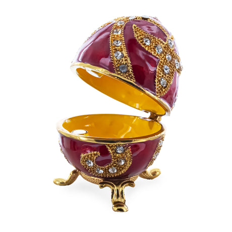 BestPysanky online gift shop sells Faberge replicas Imperial royal collectible Easter egg decorative Russian inspired style jewelry trinket box bejeweled jeweled enameled decoration figurine collection house music box crystal value for sale real