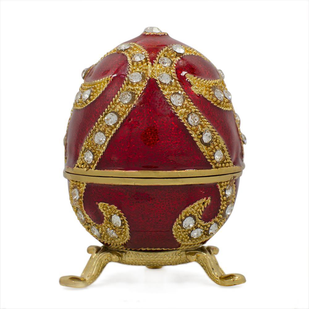 Majestic Enamel by Longwy Decorates Easter Eggs with Gemstones