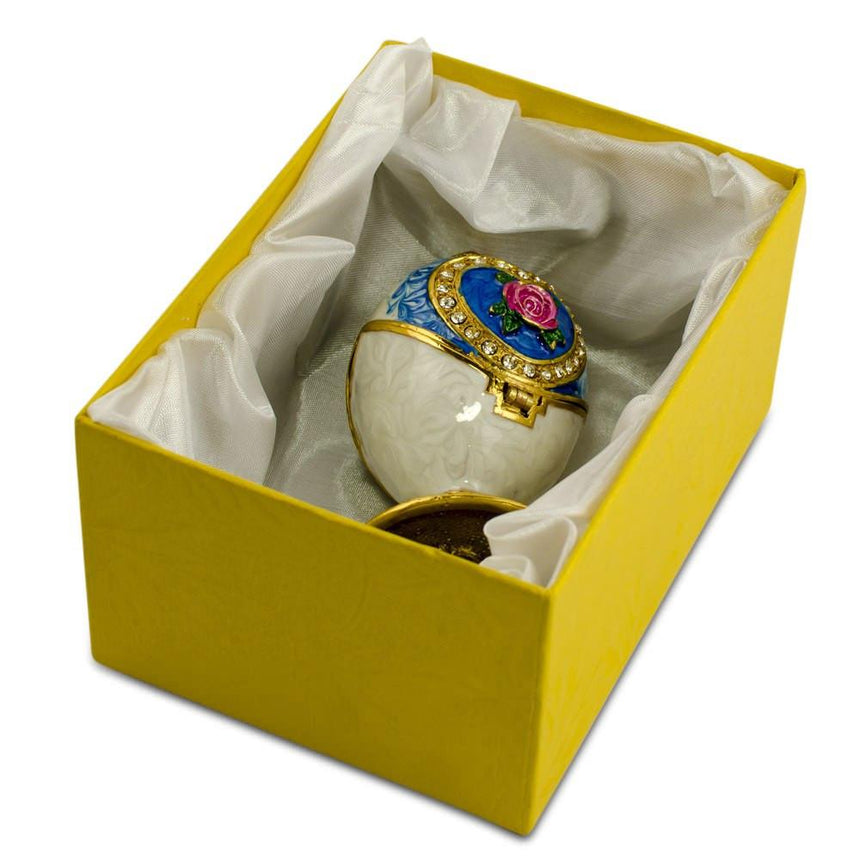 BestPysanky online gift shop sells Faberge replicas Imperial royal collectible Easter egg decorative Russian inspired style jewelry trinket box bejeweled jeweled enameled decoration figurine collection house music box crystal value for sale real