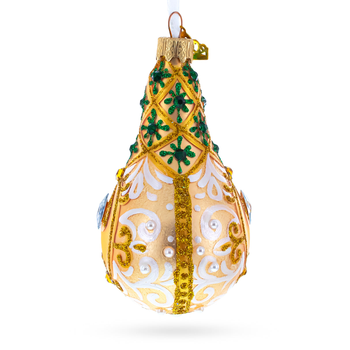 Buy Christmas Ornaments Couturier Finials Geometrical by BestPysanky Online Gift Ship
