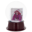 Plastic Los Angeles Clear Plastic Snow Water Globe Picture Frame in Clear color Round