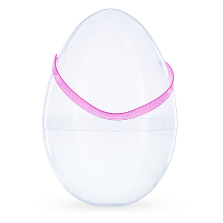 Shop Set of 2 Transparent Jumbo Size Plastic Easter Eggs with Handles 10 Inches. Buy Easter Eggs Plastic Solid Color Large Egg Clear Oval Plastic for Sale by Online Gift Shop BestPysanky fillable plastic eggs, plastic eggs,  plastic eggs fillable, easter eggs bulk, plastic eggs for toys, Easter decor, plastic eggs easter, egg hunt, Easter decorations, decorative figurine